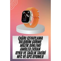 Akıllı Saat Ultra Android &amp İos Uyumlu Arama Bildirim Özellikli