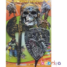 Oyuncak Viking Seti Baltalı Kılıç Kalkan Seti Korsan Baybars Oyun