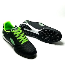 Dugana Siyah Yeşil Erkek Halı Saha & Krampon Futbol  Ayakkabısı