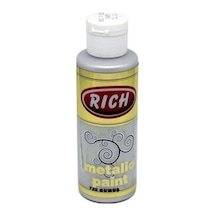 Rich Akrilik Boya Metalik Boya 120 Cc Gümüş 0732