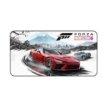Azemax 3mm 80x40 Oyuncu Mouse Pad Forza 2 Desenli Speed Yüzey Dikişli