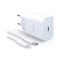 Pd20l Şarj Aleti 3.0a Pd20w Type-c To Lightning Kablo Set Beyaz