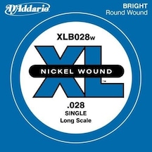 D'addario Nickel Wound Single Long Scale .028 - Xlb028W Bas Gitar
