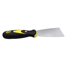 Spatula, Çelik Bıçaklı Macun Kazıyıcı, Sarı-siyah Kaymaz Saplı, 50mm Bıçak Genişliği Diğer