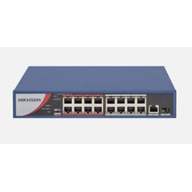 Hıkvısıon Ds-3e0318p-e/m 16 Port 10/100 16 Port Poe+ 1 Port Uplınk+ 1 Sfp 130w Fast Ethernet Swıtch