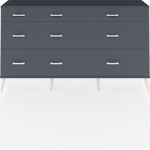 Arges Konsol 9 Çekmeceli 176x30x99 Aytaşı-antrasit Antrasıt - Aytası