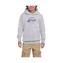 Zepplin Giyim Lebron James Gri Çocuk Kapşonlu Sweatshirt Gri