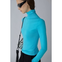 Suud Collection Turkuaz Boğazlı Body