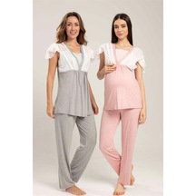 Bone Club 5214 Pudra Hamile Lohusa Pijama Tk