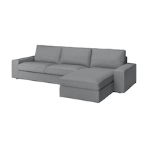Ikea Bej Şık Kanepe - Uzanma Koltuklu 4'lü Kanepe
