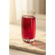 Lav Adora Cam Meşrubat Bardağı 6'lı 390 ml (Limonata/Su Bardağı )