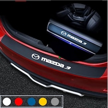 Mazda3 Için Karbon Bagaj Ve Kapı Eşiği Sticker Seti