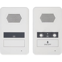 Powermaster İntercom Çift Yönlü Gişe Mikrofon Seti 200 Metre Menzilli Vezne Hastahane Otel Mağaza Okul Mikforonu