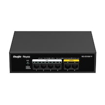 Ruijie-Reyee RG-ES106F-P 4 Port POE+ 10-100-1000 Mbps+2 Port 10-100 Mbps Uplink Switch