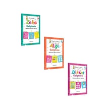 Zeka Geliştirme Dikkat Geliştirme Algı Geliştirme Seti 3 Kitap Kukla Yayınları