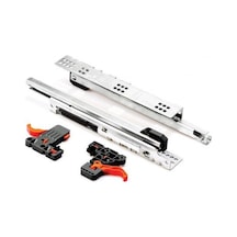 SAMET SMART 25 CM KISMİ AÇILIM FRENLİ ÇEKME RAYI MANDAL DAHİL