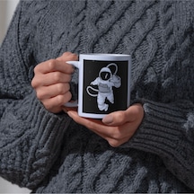 Baskılı Kupa Bardak Fotoğraflı & Tasarımlı Seramik Kahve Kupası 258 Beyaz