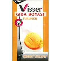 Visser Turuncu Toz Gıda Boyası Net 9 Gr.