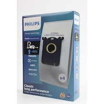Philips Uyumlu Fc8027/01 Ulp S Bag Elektrikli Süpürge Toz Torbası 4 Adet