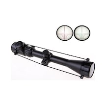 3-9x40 Nikula Zoomlu.çıft Işıklı. Av Tüfeği Dürbünü Silah Montaj Siyah
