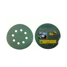 Nikon 52041 Kırılmaz Yeşil Cırt Zımpara 125x240 Kum 8 Delikli