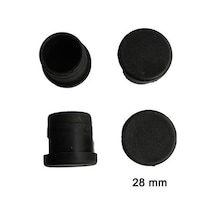 Yuvarlak Boru Profil İç Tapa 28 Mm 4 Adet