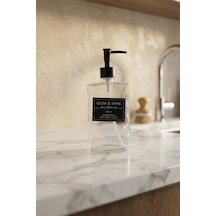 Raschel Cam Sıvı Sabunluk - 350 Ml Şeffaf