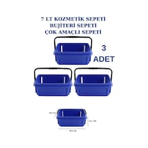 3 adet 7 Litre Kozmetik Sepeti Bijuteri Sepeti Kırtasiye Sepeti M