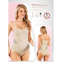 Bonbonetti Chocolate Baby & Kids 9016 Ayar Askılı Çıtçıtlı Body Korse Beyaz