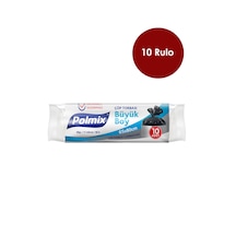 10 Adet Büyük Boy Şeffaf 65 X 80 Cm Çöp Torbası - P103-10
