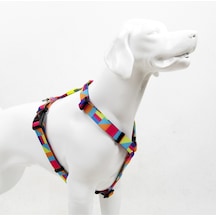 Spirit H-tipi Göğüs Tasması Ayarlanabilir, Konforlu Ve Dayanıklı Desenli Köpek Tasması L