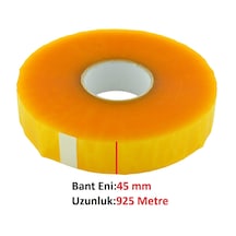 Büyük Rulo 45mm X 925m Makine Bandı Paketleme Bandı M2 1