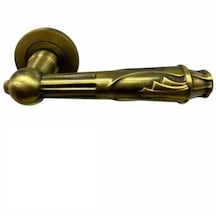 Pars Rozetli Kapı Kolu Antik Yale Tipi