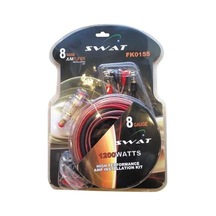 Amfi Set Kablosu Swat 8Ga 1200W Oto Anfi Kablo Seti Fk0155