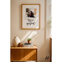 Kişiye Özel You Are Special Polaroid Poster, Ahşap Çerçeveli Duvar Tablosu - Sevdiklerinize Özel Hed