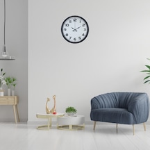 Siyah 36 Cm Büyük Rakamlı Duvar Saati