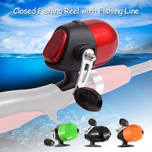 Wezone Kapalı Olta Makarası - 10-20m Atış Mesafeli, Abs Metal Karışım, 3:1 Dişli Oranı