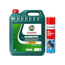 Castrol Motor Yağı Magnatec 5W-30 A5 7 L + Würth Balata Spreyi 500 ML