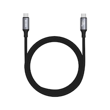 S-link Armor Dcc-01 240w 1.2m Type-c To Type-c Örgülü Metal 8k 60hz Siyah Data Ve Hızlı Şarj Kablosu