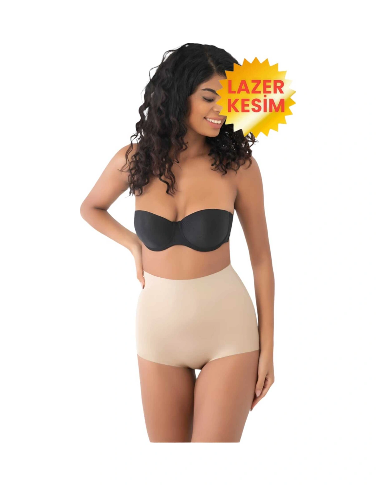 Tezzgelsin Kadın Lazer Kesim Ve Toparlayıcı Slip Külot Korse Ten Rengi