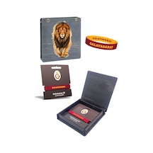 Galatasaray  Silikon Çocuk Bileklik Aslan Baskı Kutulu 001