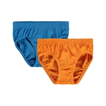 Civil Boys Erkek Çocuk 2'lü Külot Set 2 - 10 Yaş Saks - Turuncu 82334662523w1 Saks Mavi - Turuncu