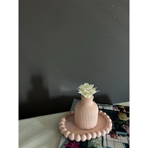 Bernami Biblo Pinterest Dekoratif Set, Oval Bubble Tabak Ve Çizgili Vazo
