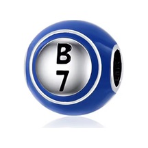 Fuben B7 Bingo Topu Charm Gümüş