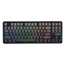 Aula F87 Pro Black Gray Side Printed Leobog Greywood V4 Switch Rg