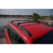 Mitsubishi L200 2010 Thunder Carrier Siyah Kilitli Ara Atkı Cross Bar Taşıyıcı Tavan Barı