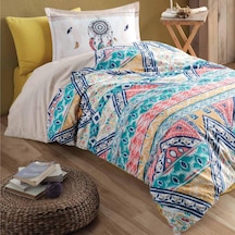 Genç Ranforce Tek Kişilik Nev Takımı Boho V1 Bej Çok Renkli