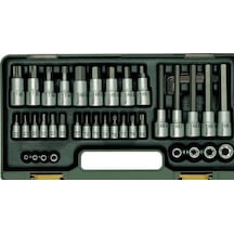 Cırcırlı Kollu 42 Parçalı Torx Ve Allen Lokma Uç Takımı