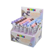 Globox Tükenmez Kalem Şapkalı Köpek 36 Lı 3503 Çok Renkli