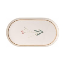 Porland Botanical Desen4 Kayık Tabak 28 Cm 04alm007654